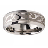 LASER ENGRAVED TITANIUM BAND