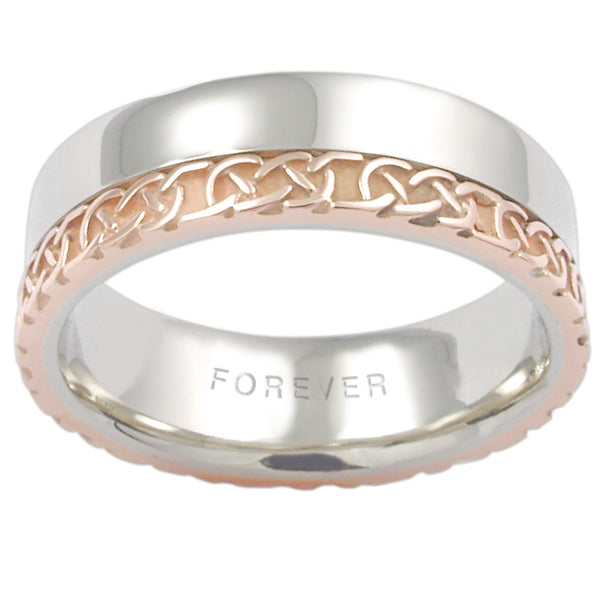 LADIES CELTIC LOVE KNOT WEDDING BAND