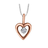 "ROSSIE" DIAMOND HEART