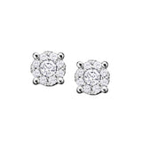 "Caitlan" DIAMOND CLUSTER STUDS