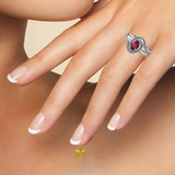 "ROSIE" RUBY & DIAMOND RING