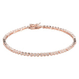 Diamondlite CZ bracelet / Milgrain accents