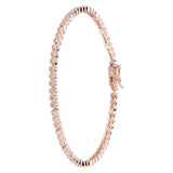 Diamondlite CZ bracelet / Milgrain accents