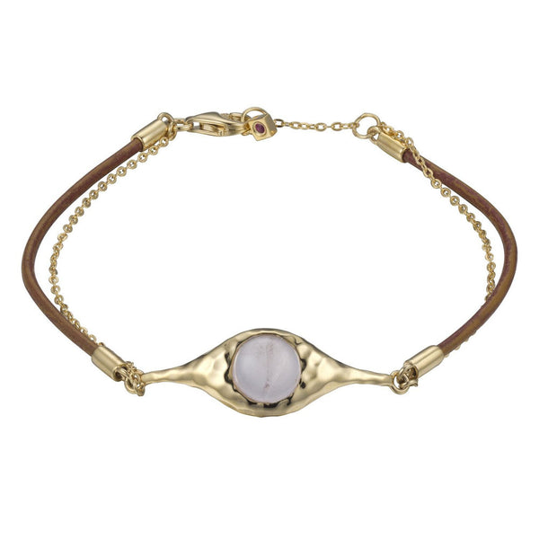 ELLE™ QUARTZ LEATHER BRACELET
