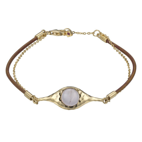 ELLE™ QUARTZ LEATHER BRACELET