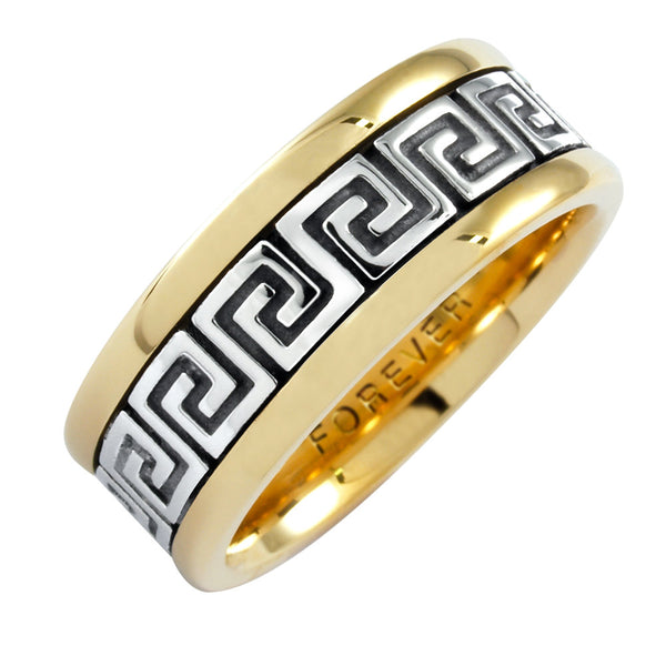 7.5MM LADIES ROMAN KEY WEDDING BAND