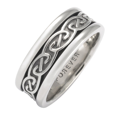 7.5MM  LADIES CELTIC WEDDING BAND