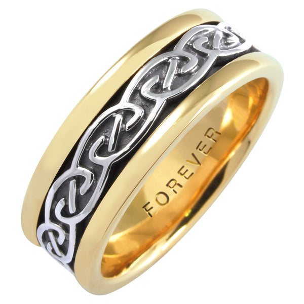 MEN'S 7.5MM CELTIC LINK WEDDING BAND