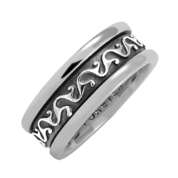 LADIES "CELTIC SCROLL" WEDDING BAND