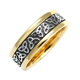 LADIES CELTIC WEDDING BAND "Three"
