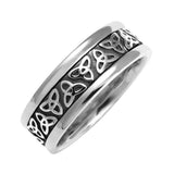 LADIES CELTIC WEDDING BAND "Three"