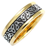 MEN'S CELTIC WEDDING BAND "Three"