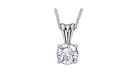 "SELLENA" DIAMOND SOLITAIRE PENDANT