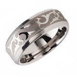 LASER ENGRAVED TITANIUM BAND