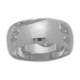 8MM  MEN'S TIFFANY C/ CURVE WEDDING BAND