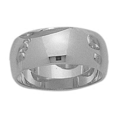 8MM  MEN'S TIFFANY C/ CURVE WEDDING BAND