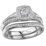 "Sophia" Diamond Halo Set
