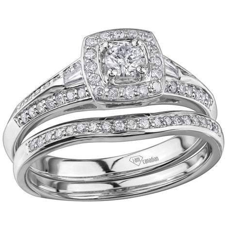 "Sophia" Diamond Halo Set