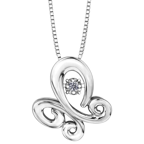 PULSE™  BUTTERFLY DIAMOND PENDANT