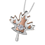 "SAMATHA" PULSE CANADIAN MAPLE LEAF PENDANT