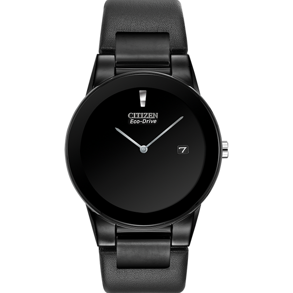 AXIOM BLACK LEATHER STRAP