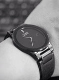 AXIOM BLACK LEATHER STRAP