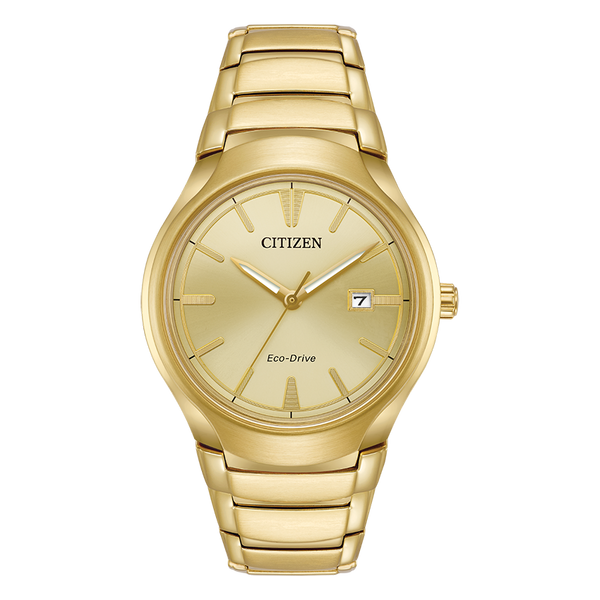 Paradigm- Men's Gold-Tone Eco-Drive