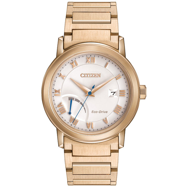 Men's Rose Tone Eco-Drive Power Reserve
