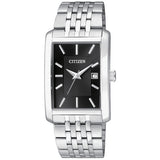 Men's Rectangular Watch/Black Dial