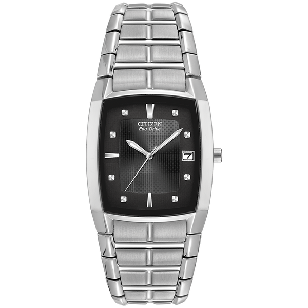 Paradigm Men's Stainless Steel Eco-Drive