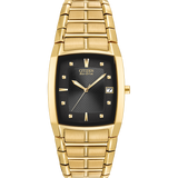 Paradigm Men's Gold-Tone Eco-Drive