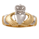LADIES TWO-TONE CLADDAGH BAND