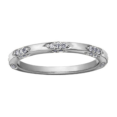CHI CHI WHITE GOLD DIAMOND STACKABLES