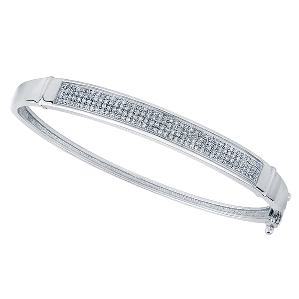 "PAIGE" PAVE DIAMOND BANGLE