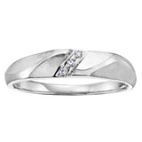 MEN'S WHITE GOLD DIAMOND RING