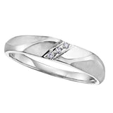 MEN'S WHITE GOLD DIAMOND RING