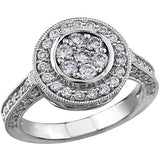 "VENUS" VINTAGE DIAMOND RING