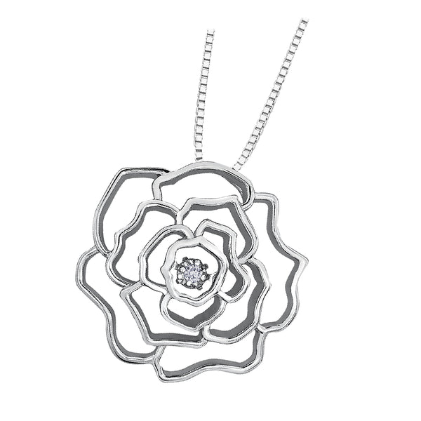 "STAR"  PULSE™  SILVER DIAMOND PENDANT
