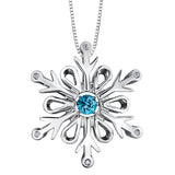 Blue Topaz & Diamond Pulse™ Snowflake