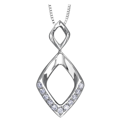 "DONNA" DIAMOND DROP PENDANT
