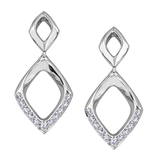 "DELORA" DIAMOND DROP EARRINGS