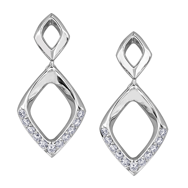 "DELORA" DIAMOND DROP EARRINGS