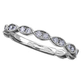 Diamond "Scallop" Band
