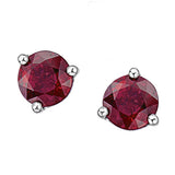 "Gemella" Garnet Studs