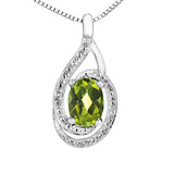 PERIDOT & DIAMOND PENDANT