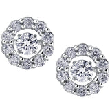 "HAILLEY" Pulse™ DIAMOND HALO STUDS