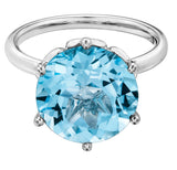 "TAMMY" BLUE TOPAZ RING