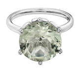 "GAMELLA" GREEN AMETHYST RING