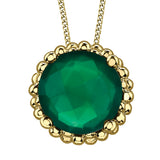 "GRACE" GREEN ONYX PENDANT