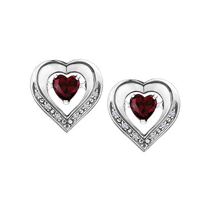 "REANNA" PULSE™ RUBY DIAMOND EARRINGS